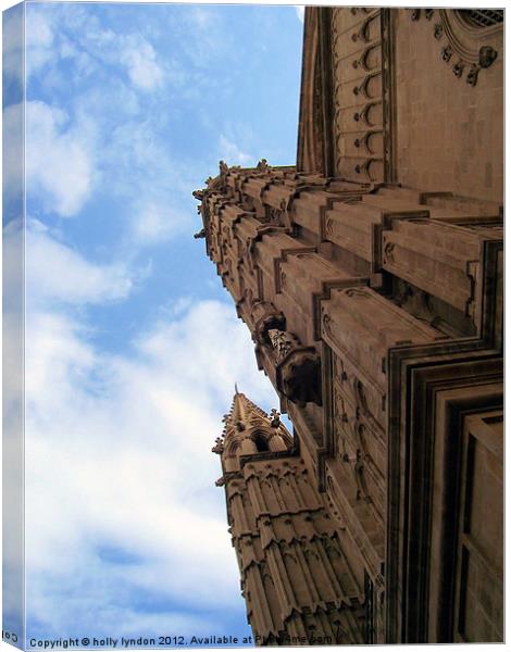 Palma Cathedral Canvas Print by holly lyndon