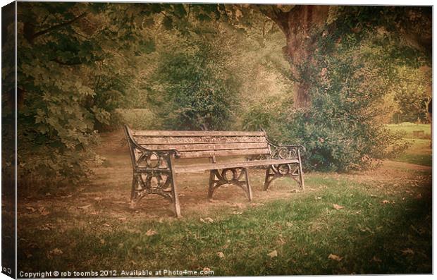 A QUIET PLACE Canvas Print by Rob Toombs