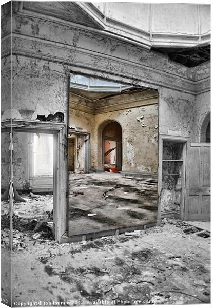 DERELICT REFLECTIONS Canvas Print by Rob Toombs