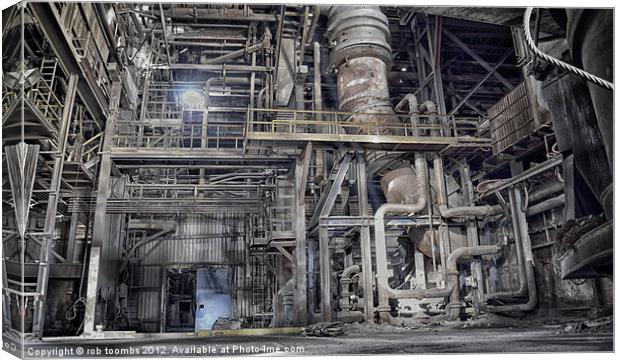 INDUSTRIAL METAL Canvas Print by Rob Toombs