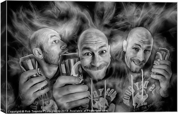 CHEERS 2 Canvas Print by Rob Toombs