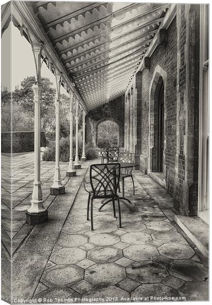 THE GRAND PATIO Canvas Print by Rob Toombs
