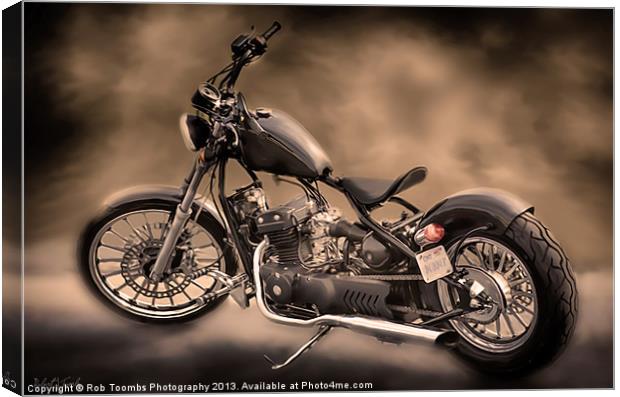 REGAL BOBBER PAINTING Canvas Print by Rob Toombs