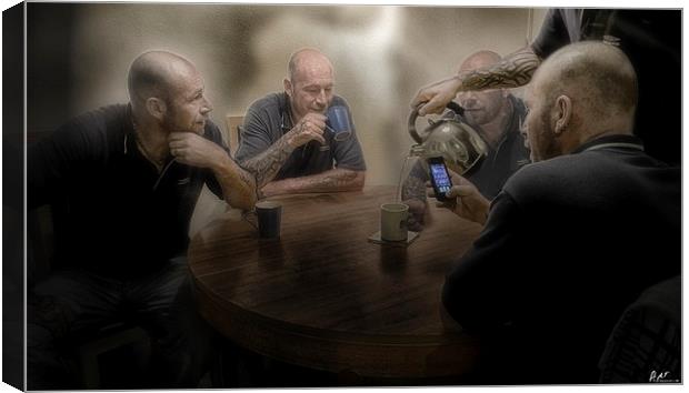 TALKING TO MYSELF Canvas Print by Rob Toombs