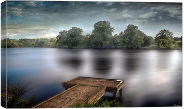  THE LAKE Canvas Print by Rob Toombs