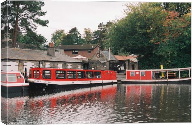 Union Canal Centre, Linlithgow Canvas Print by Lee Osborne