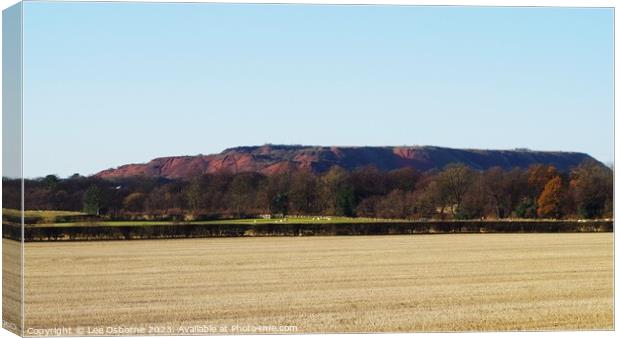 Greendykes Bing, West Lothian, Scotland Canvas Print by Lee Osborne