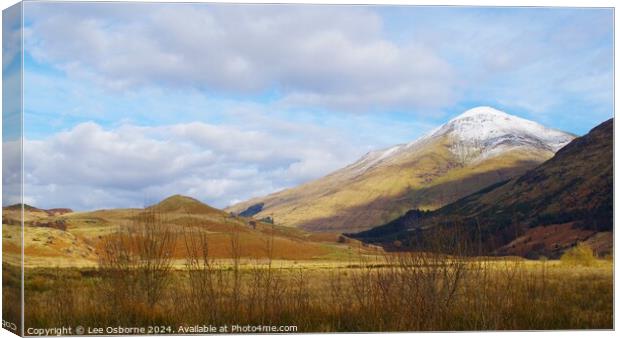 Ben More, Crianlarich, Scotland 3 Canvas Print by Lee Osborne