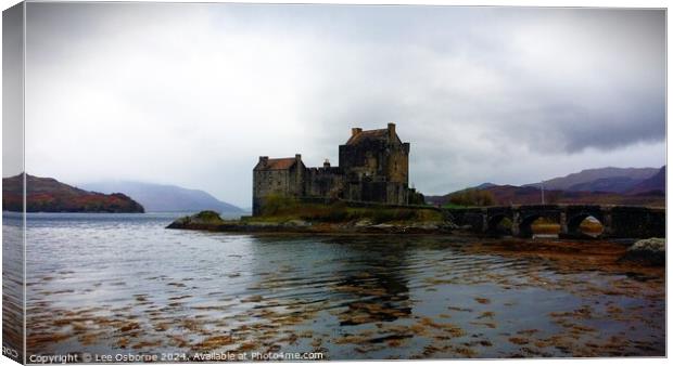 Eilean Donan Castle Canvas Print by Lee Osborne