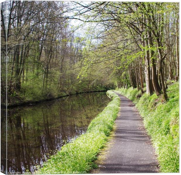 Union Canal, West Lothian 7 Canvas Print by Lee Osborne