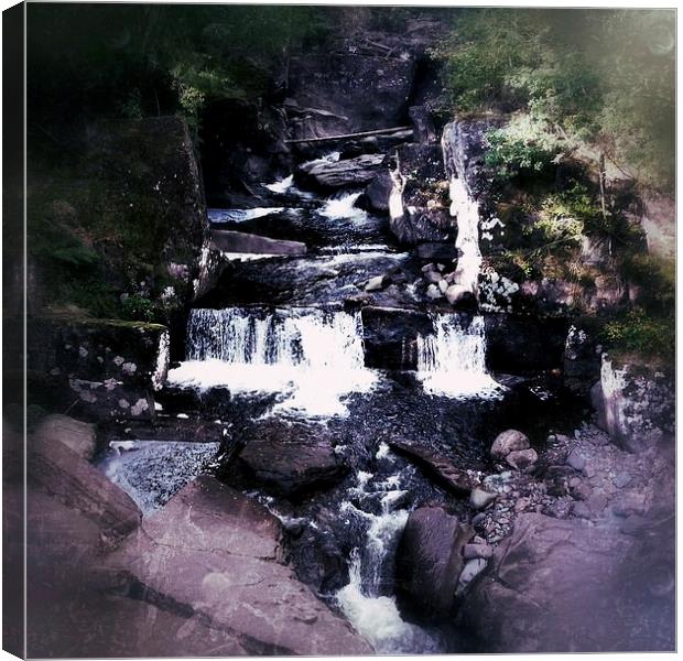 Bracklinn Falls, Callander, Scotland Canvas Print by Lee Osborne