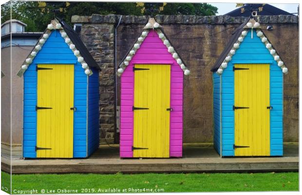 Shell Sheds Canvas Print by Lee Osborne