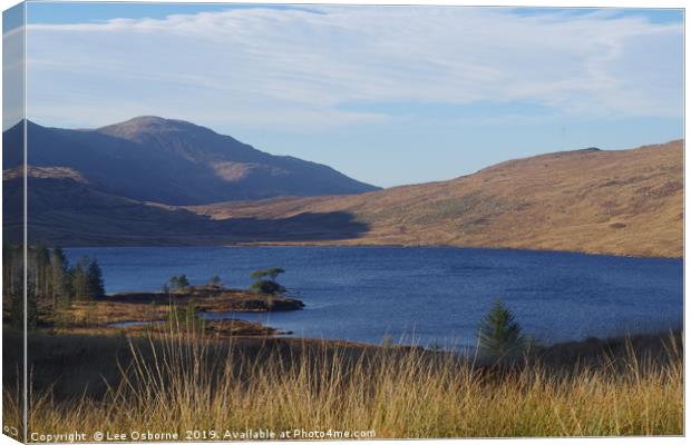 Loch Dee, Dumfries and Galloway Canvas Print by Lee Osborne
