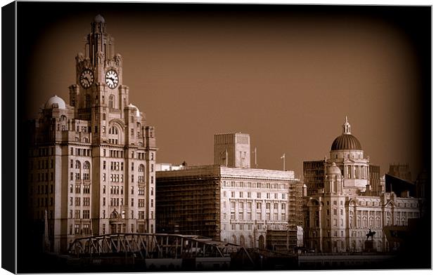 The three graces Canvas Print by sue davies