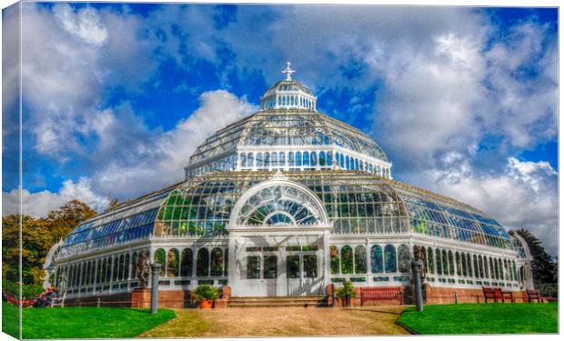  the palm house Canvas Print by sue davies