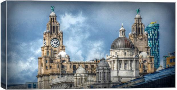  liver birds Canvas Print by sue davies