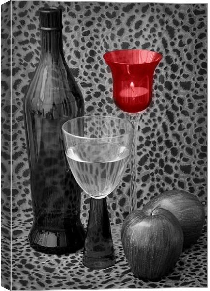  wine time Canvas Print by sue davies