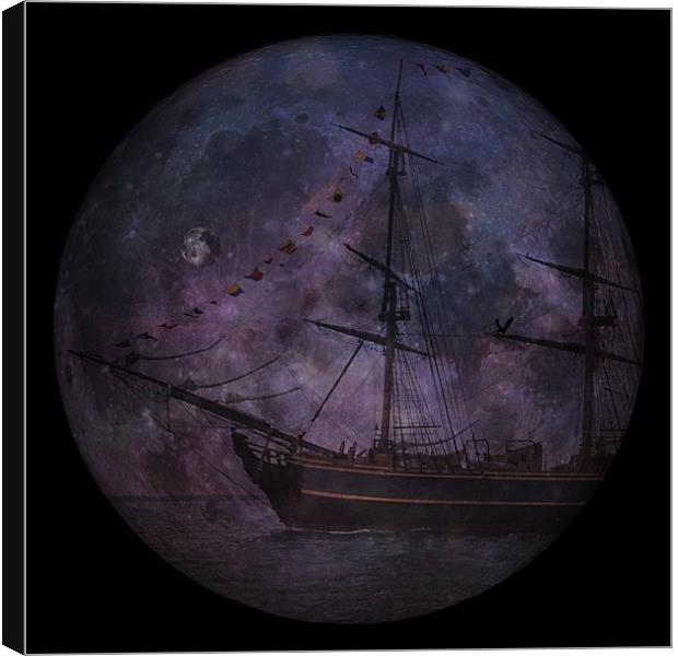 pirate ship Canvas Print by sue davies