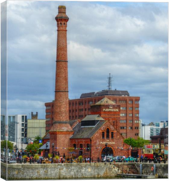 the pumphouse Canvas Print by sue davies