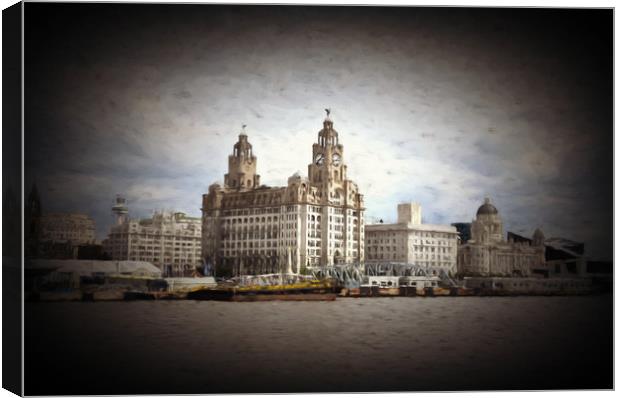 THE THREE GRACES Canvas Print by sue davies