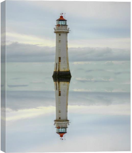 perch rock lighthouse Canvas Print by sue davies