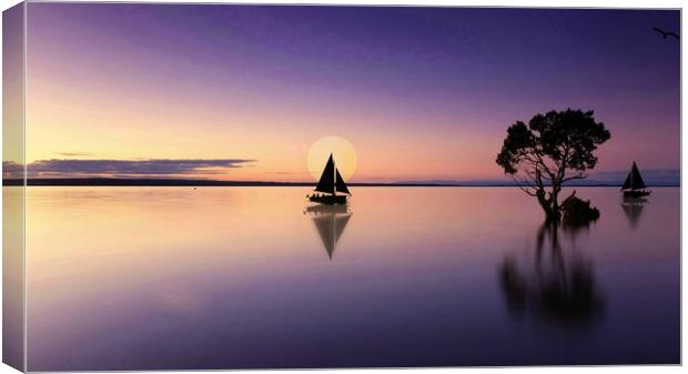 tranquil Canvas Print by sue davies