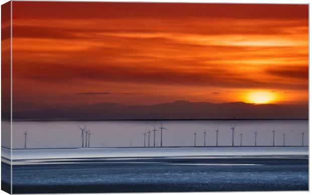 crosby sunset Canvas Print by sue davies