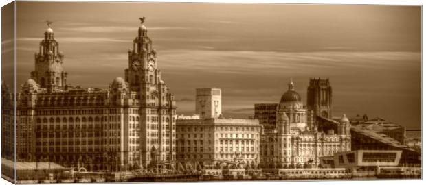 The three graces Canvas Print by sue davies