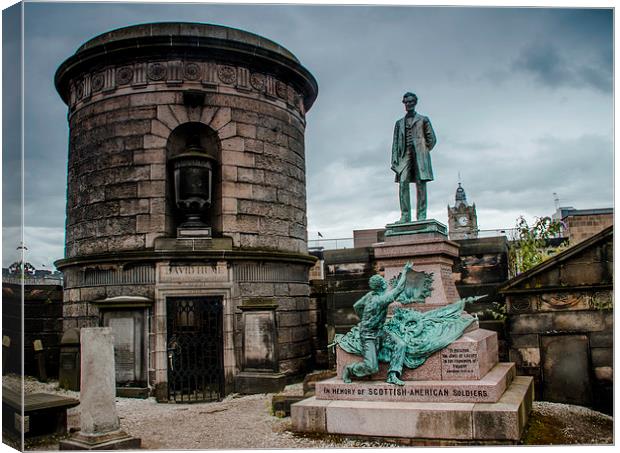 David Hume Tomb in Edinburgh Canvas Print by Stephen Maher