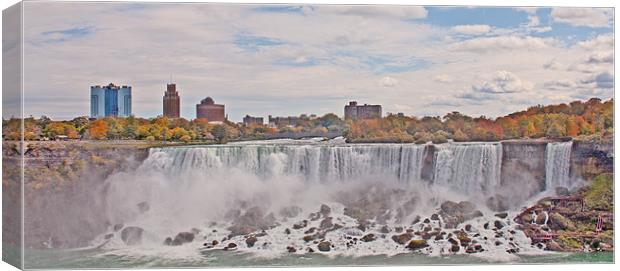 Niagara falls USA Canvas Print by jane dickie