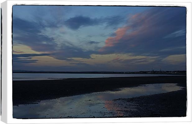 clouds reflected Canvas Print by jane dickie