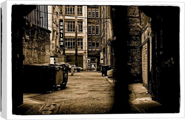 dirty old town Canvas Print by jane dickie