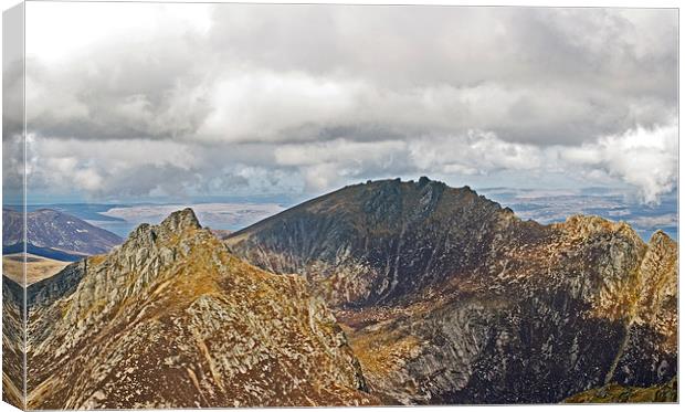 Arran hill tops Canvas Print by jane dickie