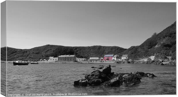 Ty Coch: Wales' Renowned Seafront Pub Canvas Print by Graham Parry