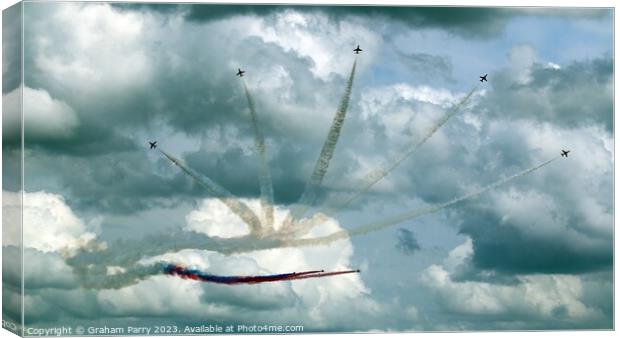 Sky cloud Canvas Print by Graham Parry