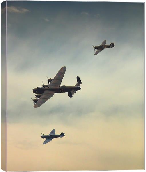 Battle of Britain: A Skyborne Tribute Canvas Print by Graham Parry