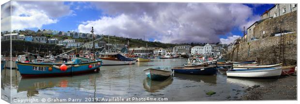 Cornwall's Quaint Fishing Heritage Canvas Print by Graham Parry