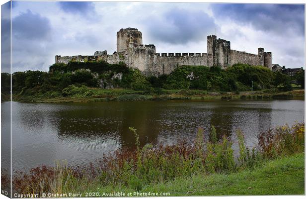 Pembroke Fortress: A Historical Masterpiece Canvas Print by Graham Parry