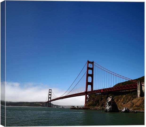 The Golden Gate Bridge Canvas Print by Thomas Grob