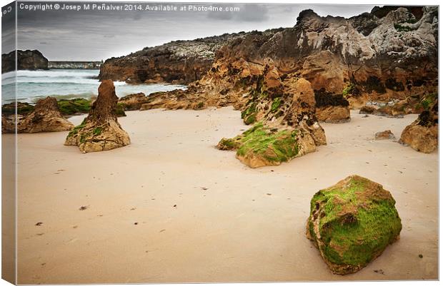 Llanes Asturias Playa de Toro Canvas Print by Josep M Peñalver