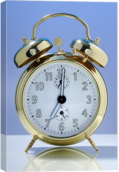 Alarm clock Canvas Print by Josep M Peñalver