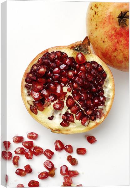 pomegranate Canvas Print by Josep M Peñalver