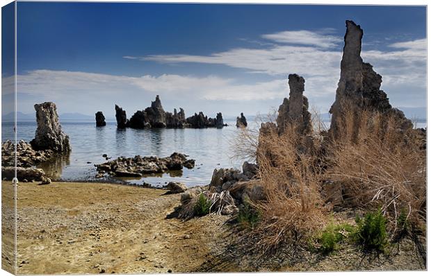 USA. California. Mono Lake. Lee Vining. Sierra Nev Canvas Print by Josep M Peñalver