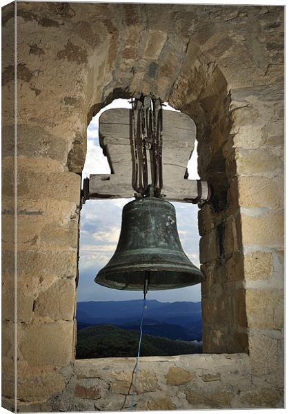 Bell inside belltower Canvas Print by Josep M Peñalver