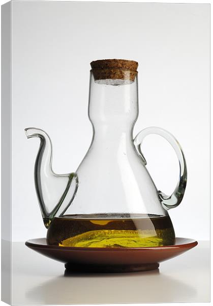 oil cruet Canvas Print by Josep M Peñalver