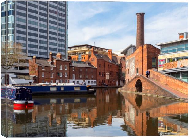 Birmingham Canal Canvas Print by Clive Eariss