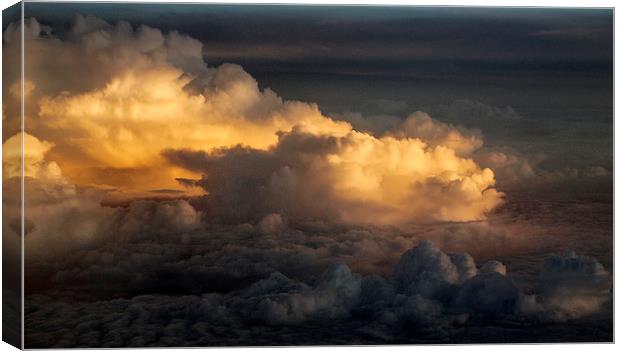 Clouds To Kuwait Canvas Print by Clive Eariss