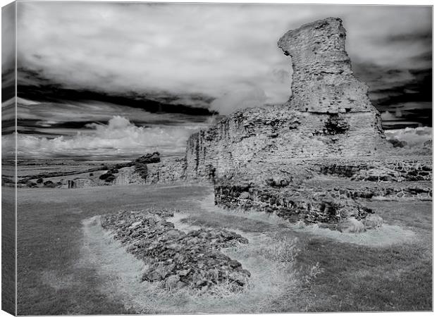 Hadleigh Castle Essex Canvas Print by Clive Eariss