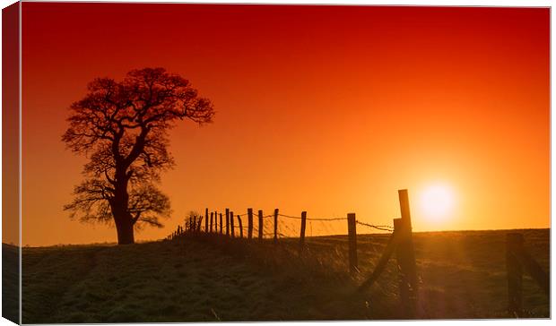 A New Day Dawns  Canvas Print by Clive Eariss