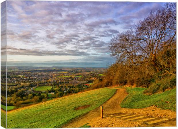  View To Dorking Canvas Print by Clive Eariss